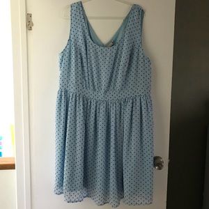 eShakti Baby Blue dress 3X 26W